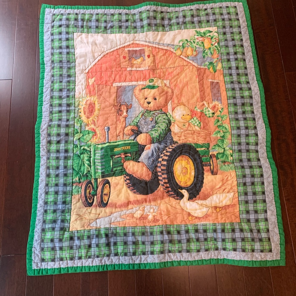 John Deere baby quilt
